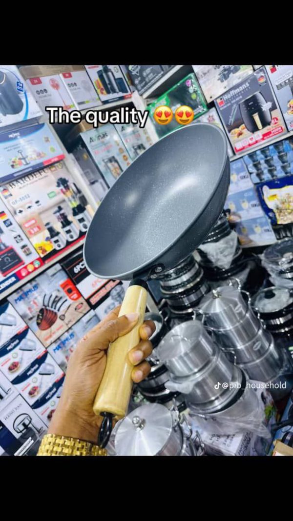 heavy duty granite frypan